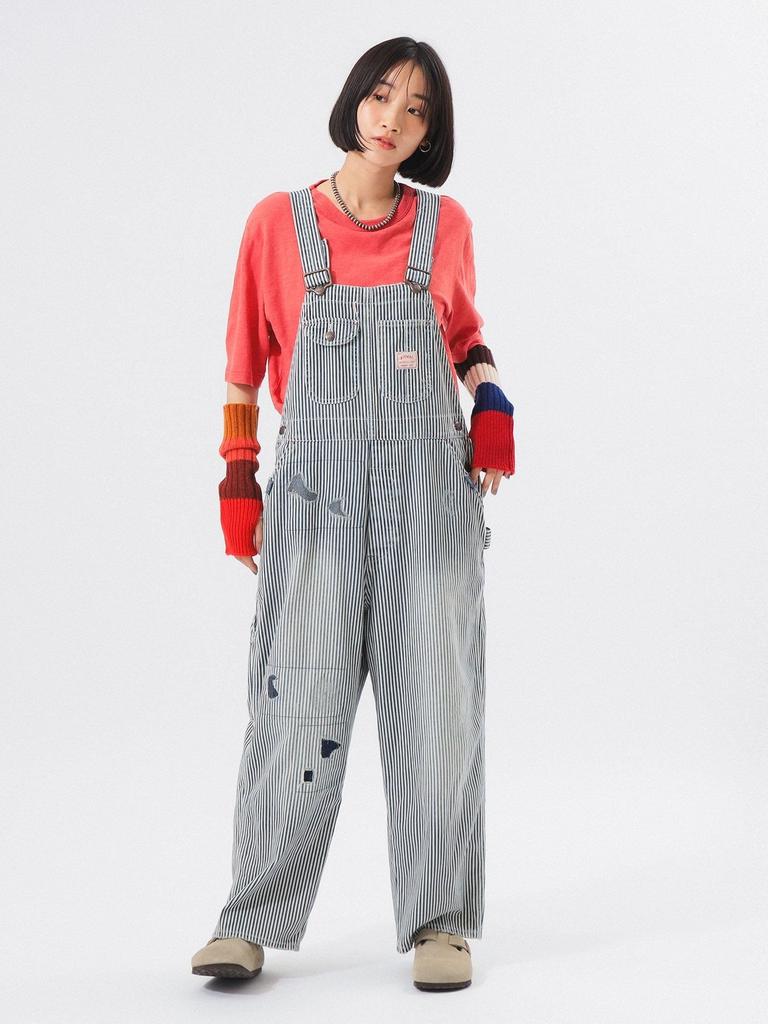 BEAMS BOY All-in-One [Special Order] BIGMAC Hickory Overalls Women's HICKORY M