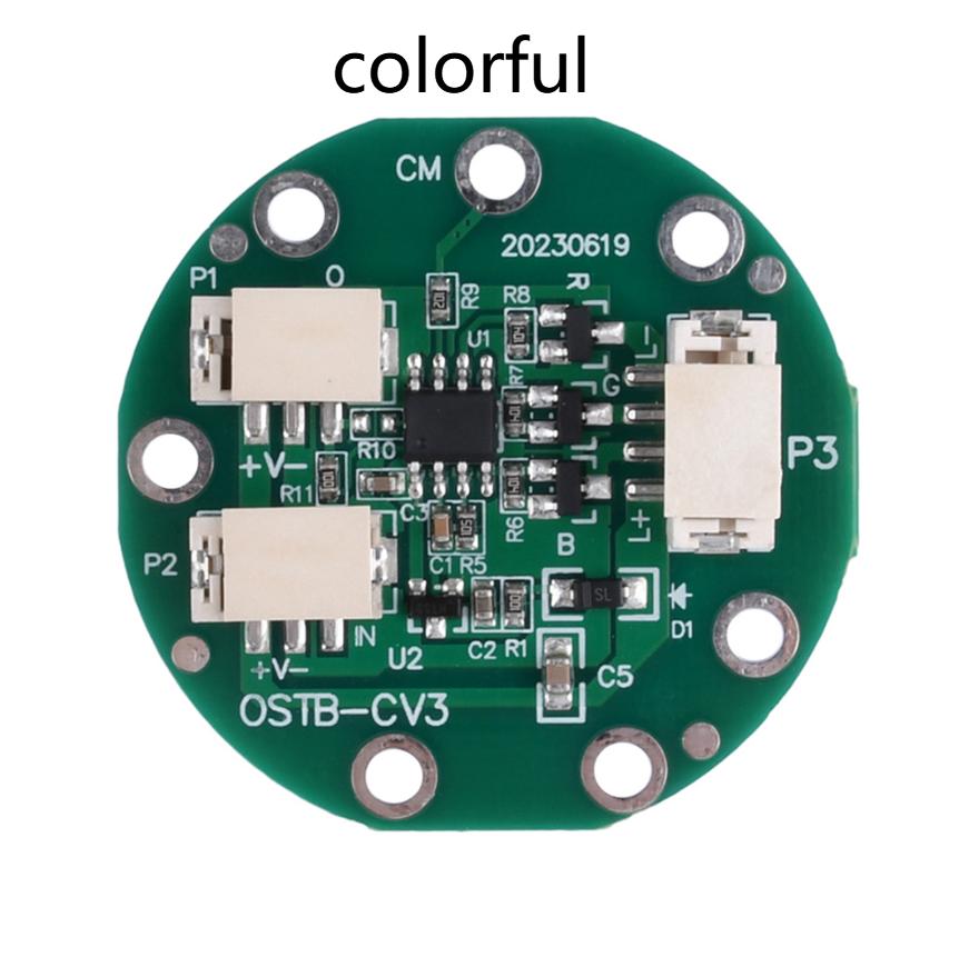 Round RGB LED Colorful River Light Touch Induction Switch Air Separator River Table Light Strip Cell DIY Coil Kit Drive Module