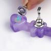 Magnetic Nail Holder Set False Nail Tip Practice Stand Heart Flower Agate Base Holder Nail Art Display  For Nail Art DIY&Practic