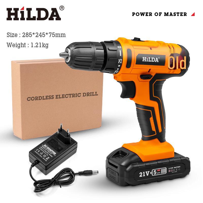 Hilda Lithium Dual Speed Electric Drill & Screwdriver