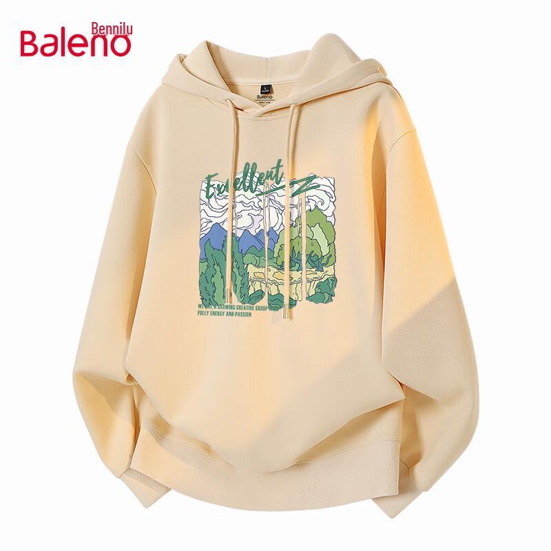 Baleno Men's Heavyweight Graphic Hoodie