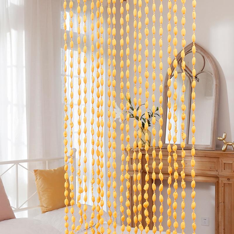 Polyester Perlenvorhang für Türen Laternen Quaste Kordel Vorhänge Hotel Hochzeit Salon Fenster Linien Vorhänge Dekoration für Raumteiler
