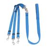 3-Wege Hundeleine Verdicktes Nylon Abnehmbare Verstellbare Hundeseilleine mit Gepolstertem Griff für Outdoor Spaziergänge Training