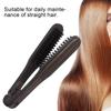 Ergonomic Design Double Brushes Hair Straightening Comb Professional Hairdressing Comb  Home Use