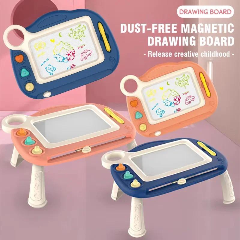 Kids Montessori Magnetic Drawing Board Easel Wordpad Baby Color Graffiti Board Art Educational Drawing Tool Toys Christmas Gifts