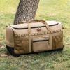 Outdoor Camping Storage Bag Travel Duffel Handheld Backpack Multi-Functional Large-Capacity Wheeled Pack
