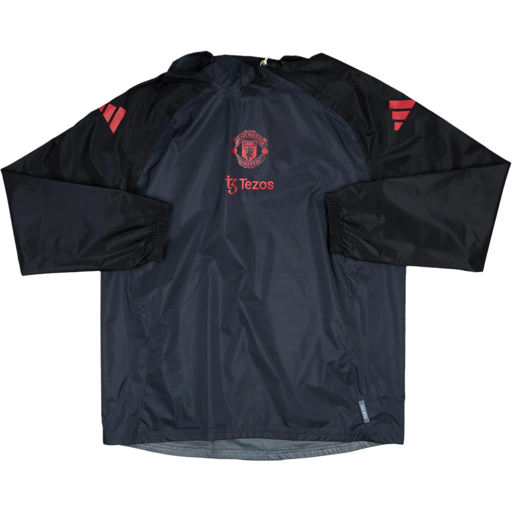 Adidas Manchester United 2024-25 Fashion Comfortable Versatile Soft Hooded Jacket Unisex Jacket IS8087
