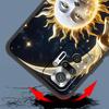 Moon Sun Phone Case For Xiaomi Redmi Note 14 13 5G 10 11 12 Pro Plus 4G 14C 13C 12C 10C Black Cover