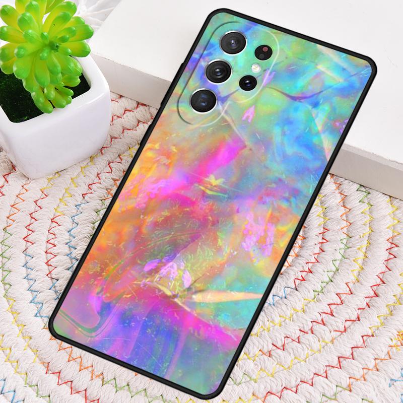 Holographische schillernde Silikon-Handyhülle Für Samsung Galaxy note 10 pro S26 S25 S24 S23 S22 S21 Plus S25Ultra Capa Cover
