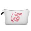 Women Love Print Cosmetic Bag Toiletries Organize Travel Storage Case  6385