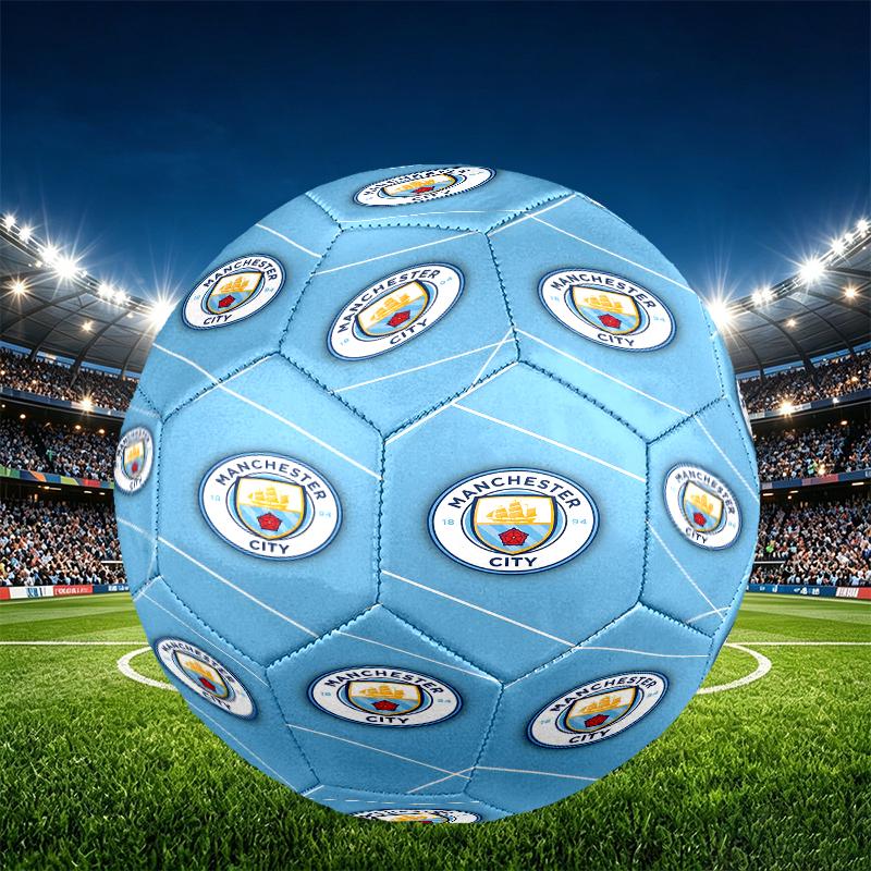 Manchester Football FC Druck Größe 5 Fußball, PU Abriebfester Fußball für Spieltraining und tägliches Üben, Geburtstagsgeschenk für Fußballfans