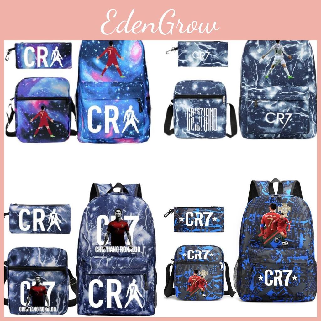 Cr7 Durable And Fashionable School Bag Set With Polyester Lining For Kids