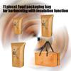 Spacious BBQ Insulated Storage Bag with Double Zippers and Carry Handle Perfect for Picnics Camping Day Ensuring Easy Access