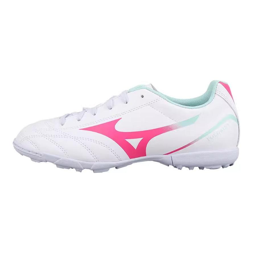 Mizuno PU Lehké Pohodlné Protiskluzové Odolné Nízké Dětské Fotbalové Boty Dětská Teniska Bílá Růžová P1GE249430