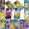 Phone Cover for Apple iPhone 17 16 14 15 Pro Max Plus 15+ 16E XR ProMax Air 16+ Casing Flexible Case Eevees Gengars P-Pikachus