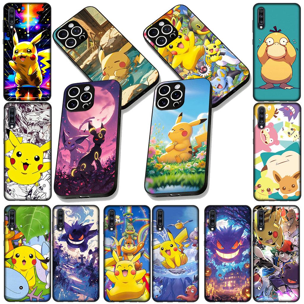 Phone Cover for Apple iPhone 17 16 14 15 Pro Max Plus 15+ 16E XR ProMax Air 16+ Casing Flexible Case Eevees Gengars P-Pikachus
