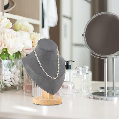 Jewelry Display Mannequin Bust Chain Stand Stable Fashion Necklace for Showroom