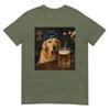 Golden Retriever trinkt Bier Lustiger Hund Bier Humor T-Shirt