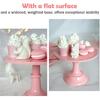 Cake Display Stand Elegant Pink Cake Stand for Versatile Dessert Display for Cupcake Dessert Fruit Pink(S)