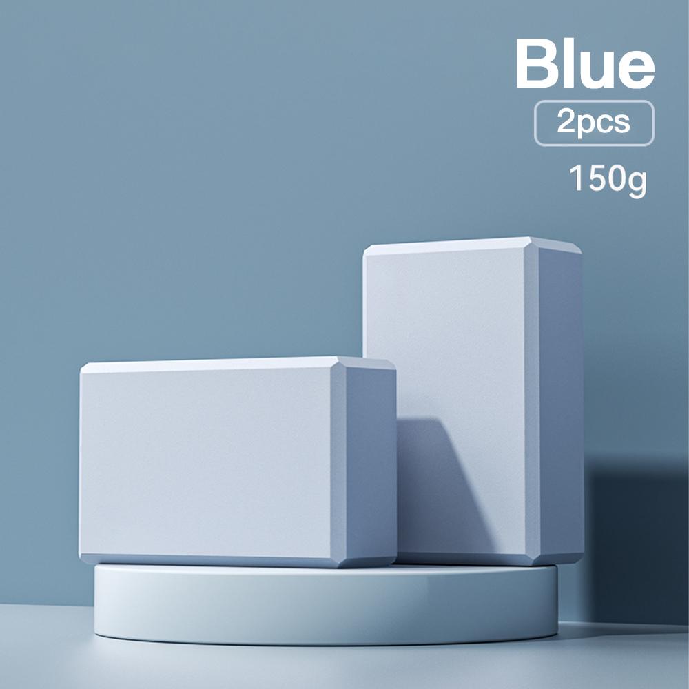 2PCS Yoga Building Blocks Cubes Pilates Bricks Foam Brick Sports Yoga Supplies Exercise Home Exercise Equipment Fitness