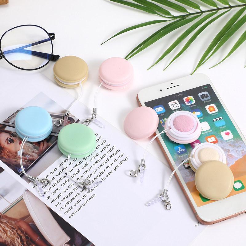 6Pcs Mobile Screen Wiper Eyeglasses Lens Cleaning Cloths Portable Phone Glasses Cleaner Screen Wiper Mobile Hanging Decor