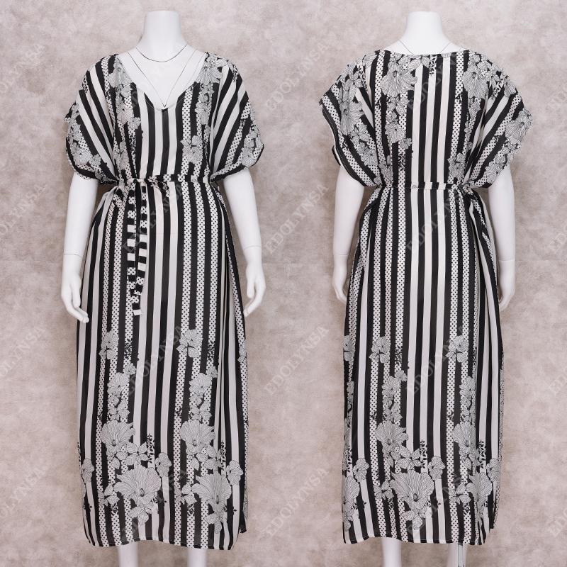 2020 Vestido largo bohemio de playa, ropa de playa para mujer, traje de baño para cubrir, traje de baño, caftán de playa