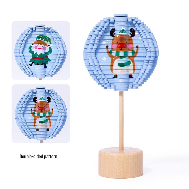 

Rotating Wooden Lollipop: Children s Educational Toy & Christmas Office Ornament Inspired by TikTok Influencers
