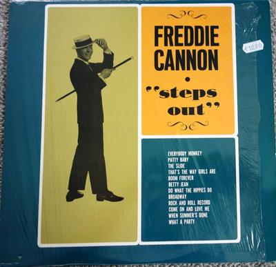 LP Record FREDDIE CANNON  Steps Out OLLP5218AS OUTLINE. 1982 Germany Rock Used