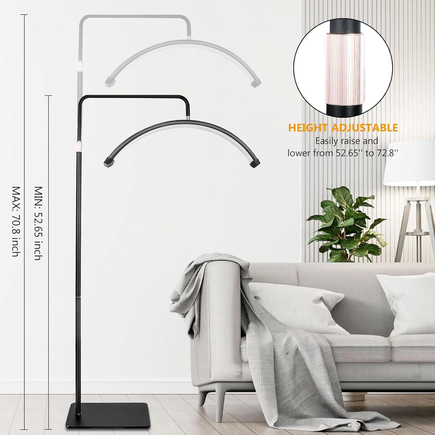 

Регульована U-подібна кільцева лампа-півмісяць для нарощування вій, манікюру, татуажу брів та захисту очей.