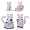 Sylvanian Families Doll Snow Leopard Family FS-55 ST Mark Certified 3 Years Older Toy Dollhouse EPOCH