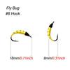3Pcs 15 Different Styles  Realistic Nymph Dry/ WetFlies   Trout Fish Trout Fly Fishing Bait Artificial Lures