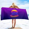Cyberpunk Style Neon Microfiber Beach Towel, Extra Large Beach Towels Oversized, Lightweight Pool Towels,Quick Dry Bath Towels
