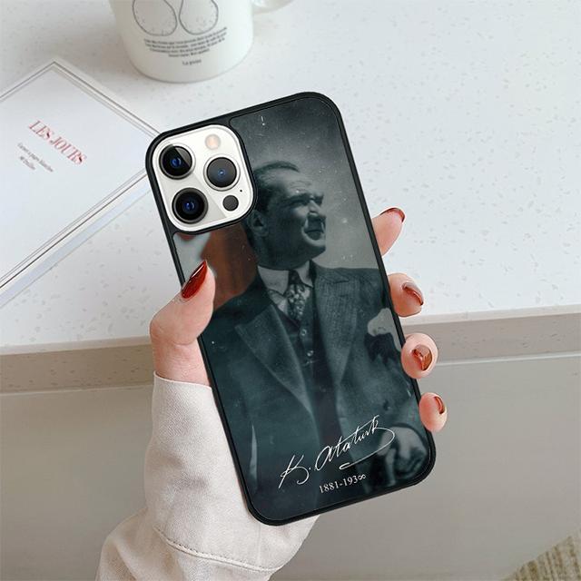 Mustafa Kemal Ataturk Phone Case For iPhone 17 Air 13 12 14 15 16  Cover For Apple 14 15 16 Pro Max Plus Coque