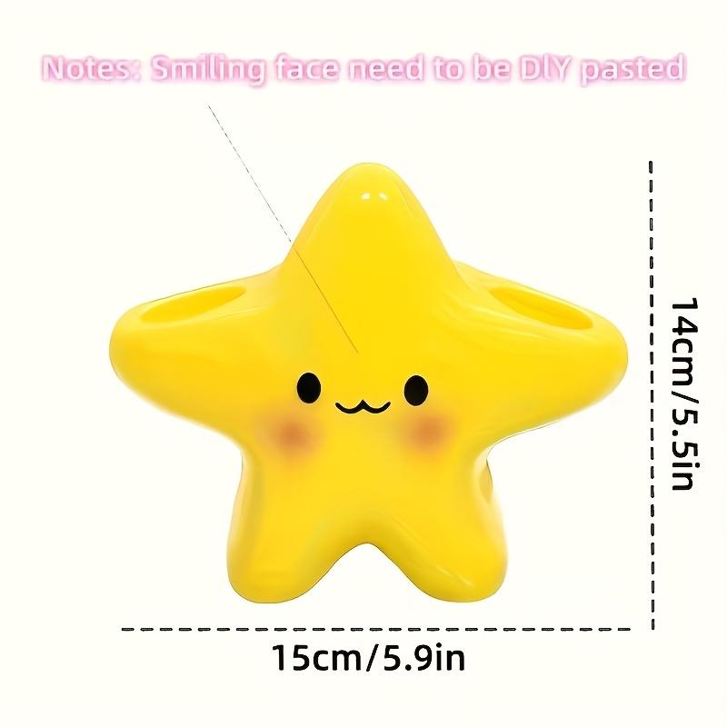 

Cute Starfish Toothbrush Holder,Cartoon Bathroom Organizer for Electric Toothbrush & Toiletries,Kawaii Home Decor Gift for Kids жёлтый