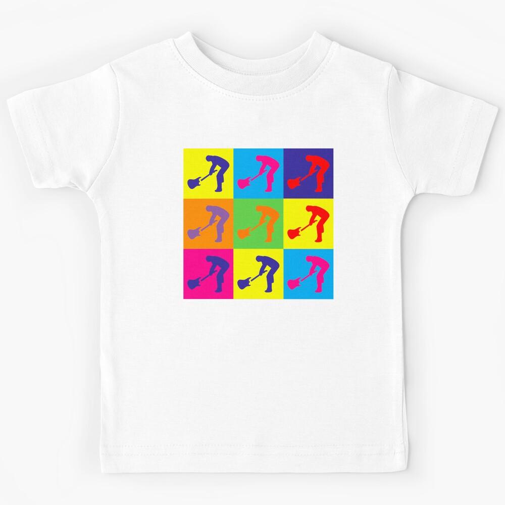 Pop Art Guitar Smash Kids T-Shirt 110