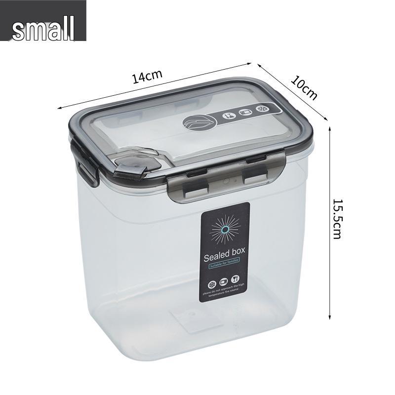 Large Capacity Transparent Food Storage Box - Airtight Refrigerator & Freezer Keeper for Fresh Fruits and Vegetables.