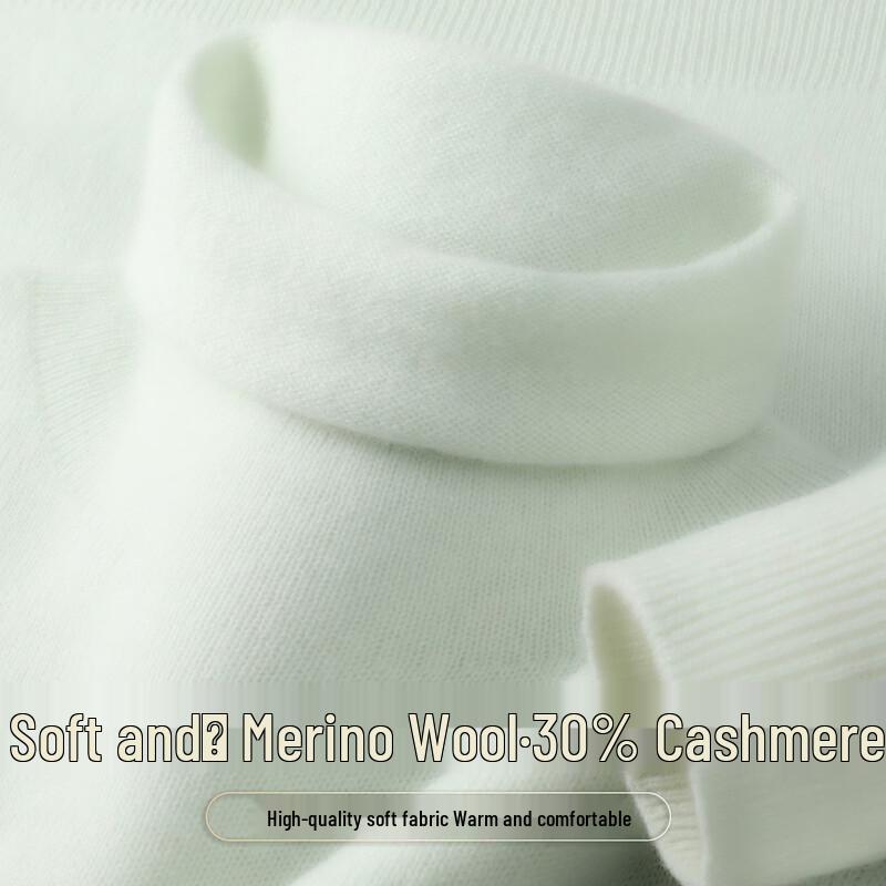 SNOWFLYING Женский роскошный свитер-водолазка из смесовой пряжи с 30% кашемира M