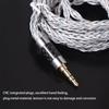 Upgrade-Kabel KZ-Kopfhörerkabel Versilbertes Headset-Kabel KZ KZ-Kopfhörerkabel Musikliebhaber