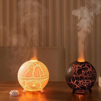 Simulierter Flammen Luftbefeuchter Aroma Diffusor Zerstäubte Therapie Öl Diffusor