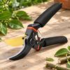 Professional Bypass Pruning Shears Titanium Coated Sharp Blade Soft Non-slip Foam Handle with Spring Loaded Design Ideal for Cutting Tree Branches