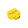 Small Particle Moc Blocks 2x2 Round Plate with Axle Hole - Compatible with Lego 4032