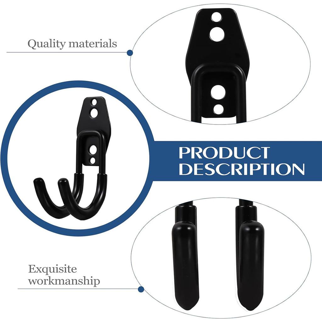 Garaj Depolama Yardımcı Kancaları, Garaj Bahçe Alet Düzenleyicisi, Asma Yardımcı Duvara Monte Kancaları, Ağır Hizmet Alet Depolama Düzenleyicisi