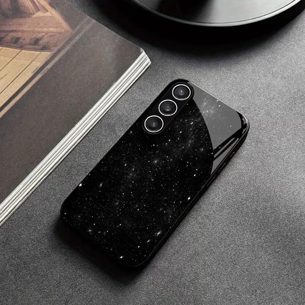 Stars Protective Exquisite High-end PhoneCase Glass TPU PhoneCase for Samsung Galaxy S26 S25 S24 S23 S22 S21 FE,Ultra,Plus