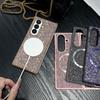 For Samsung Z Fold 7 Dazzle Gradient Diamond For Magsafe Wireless Charging Phone Case For Samsung Z Fold 6 5 4 3 Anti Drop Cover