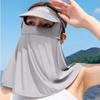 Summer Face Cover Sunscreen Face Scarf Face Gini Mask Breathable Ice Silk Mask  Cycling