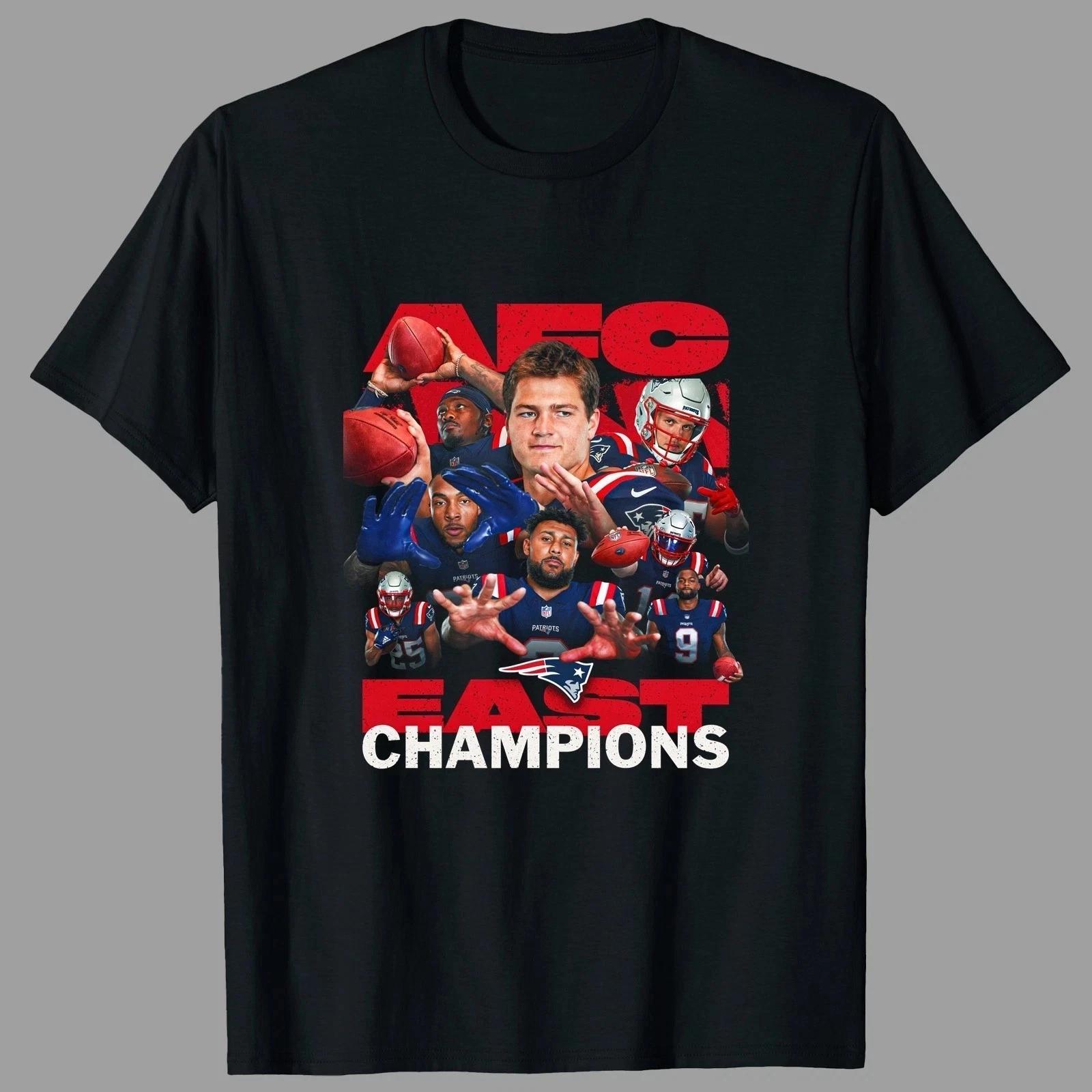 New England Patriots AFC East Division Champions TShirt 2XL