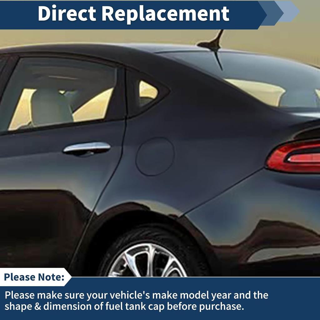 Fuel Tank Filler Fuel Door for Dodge Dart 2012 2013 2014 Fuel Gas Filler Door Cover Primer No.68090634AC