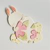 Metal Die Cuts Embossing Stencils Easters Rabbits Chicken Cutting Dies Stencils for Scrapbooking Album Card Decorations