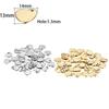 30/50pcs Laser Engraved Logo Tags Stainless Steel Circle Tag 6mm-12mm Round Charm Engravable Pendants for Jewelry Making