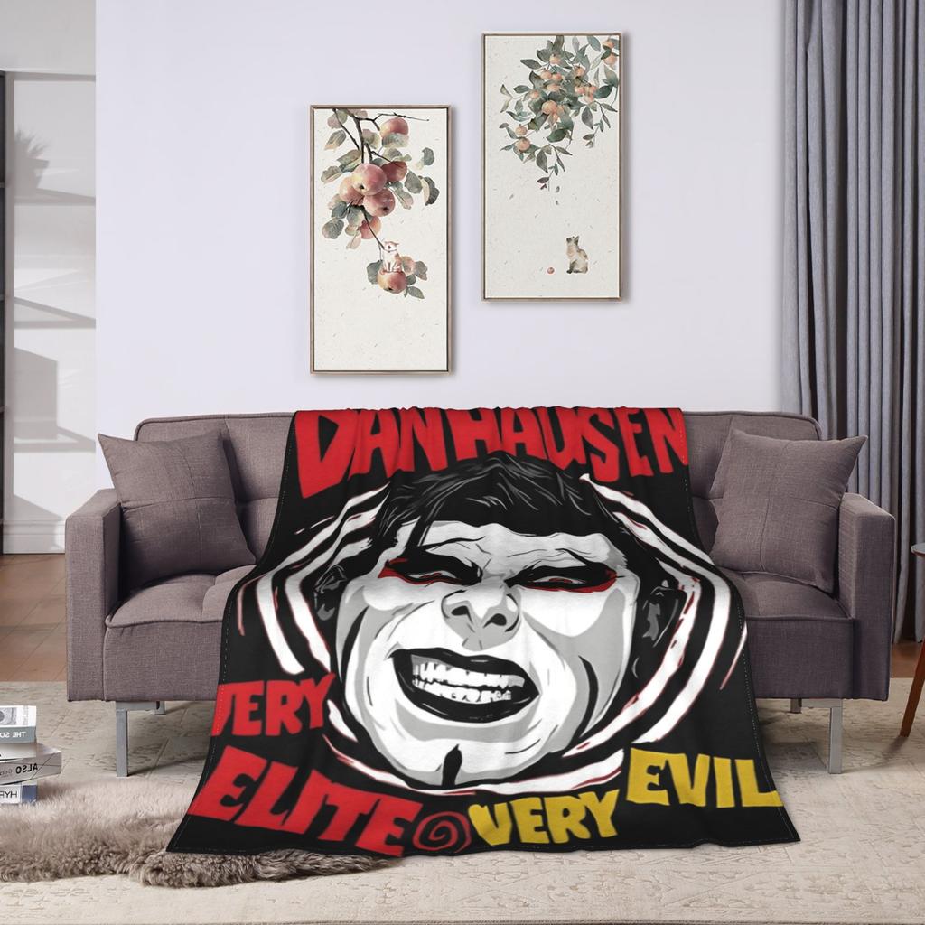 Danhausen Very Nice Very Evil Blanket Flannel Autumn  Multifunction Lightweight Throw Blanket for Bedding Bedroom Rug Piece